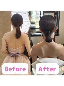 ボディキュア ブライダル美容整体 大阪梅田/肩甲骨が天使の羽に/関西/中之島