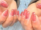 *フラッシュワンカラー*ネイル