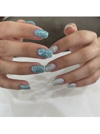 ラメワンカラー