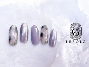 エアフォルク 銀座(ERFOLG)/ニュアンスレオパードネイル◎