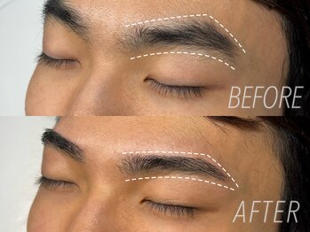 メノール(MENOR)/額の張り×眉骨を見てデザイン☆