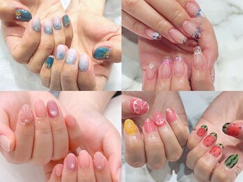 マーノ 津田沼ビート店の写真/繊細手書きアート～トレンドまでサンプル多数★貴方のしたいネイルがきっと見つかる♪持ち込みデザインOK！