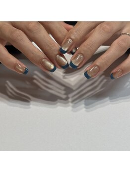 シアン(cyaan)/マグ×カラーフレンチ