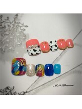 ネイルサロンアンドスクールエムズブロッサム(Nailsalon & school M's Blossom)/８月定額制FOOTコース￥7700