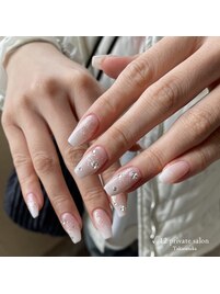 ホワイトグラデ