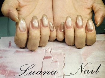 ルアナネイル(Luana_Nail)/グレージュ、マグネット！