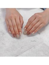 グランチュール(Grantulle)/タイダイ柄ネイル