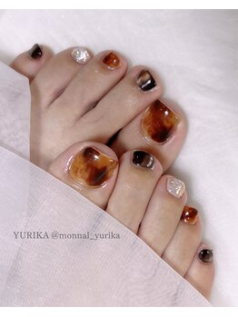 モナールアンド(MONNAL&)/べっ甲柄ネイル