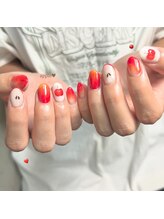 シードットネイル(Cee.nail)/りんごネイル◎