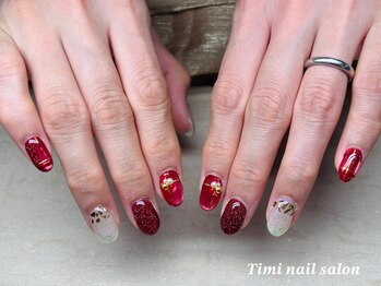ティミネイルサロン(Timi nail salon)/Xmas限定デザイン ¥7350