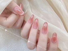 センスネイル 北千住店(Sense Nail)/チークｘマグネットフレンチ