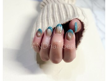 アンドネイル ビューティー(AND nail,beauty)/冬ネイル/フレンチ/藤沢