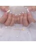 【王道可愛い★】シンプルフレンチネイル 7,700 円