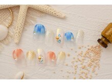 ネイルサロンプリッシュ 横浜店(prish)/7000円　ミラー　シェル　夏