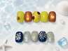 【7.8月期間限定】～夏リゾートネイル～　オフ別￥6600