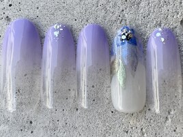 シンプル紫陽花グラデ ¥8500
