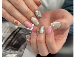 ちぐはぐピンクニュアンス