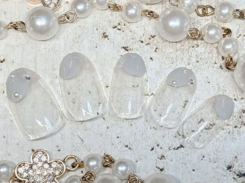 パッチリオメメ 海老名店(Patchiri Omeme)/塗りかけネイル¥3980