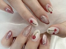 プリュム(Plume)/さくらんぼネイル
