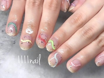 イチイチイチイチネイル(1111nail)/推しカラー!!