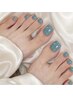 【FOOT＊再来】 フットワンカラー or ラメグラ(パラジェル)