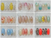 ナナズネイル 魚町店(NANA’sNail)の雰囲気(【8月ver】毎月変わるデザイン。可愛いを詰め込みました♪)