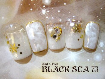 ネイルブラックシー デコ電ショップ クリスタルシー(BLACK SEA Shop Crystal Sea)/【定額GEL2コース】