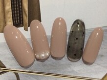 ネイルサロン リリオ(Nail Salon Ririo)/黒シースルーネイル
