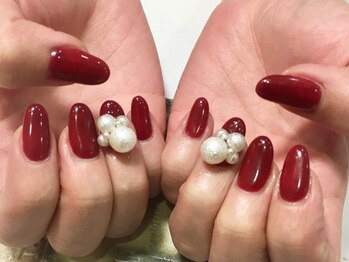 お正月/シンプル成人式NAIL