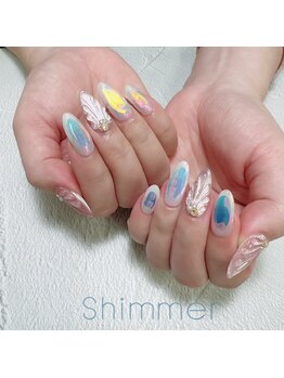 シマー(Shimmer)/氷ネイル