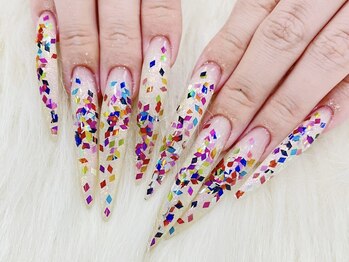 この長さ自爪です!