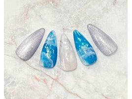 サンプルネイル/海ネイル