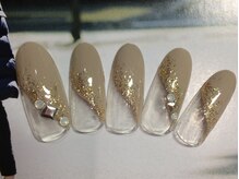 ネイルサロン リリオ(Nail Salon Ririo)/上品ななめフレンチネイル