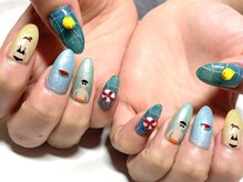 ネイルサロンブリス(nail salon Bliss)/☆夏休みの海ネイル☆