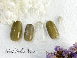 大人グリーンデザイン☆