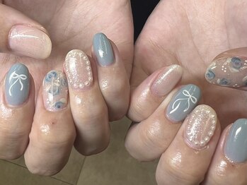 ブルーローズネイル