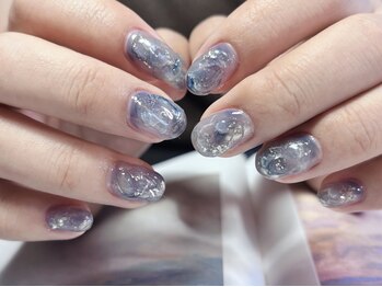 プリュネ(Prune)の写真/あえて短い爪がかわいい…☆short nailだからこそ映えるアートをご提案♪指先のオシャレで女子力UP！