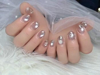 ラカプライベート(LaKa private)/ショートネイルマグネット春