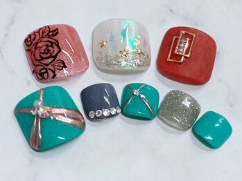 ネイルズ アヴァンティ(Nails Avanti)/定額デザインフットジェル ¥9900