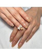 レディスペネイル ノマエ 名駅店(Redispe nail nomae)/beige nail