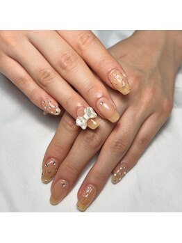 レディスペネイル ノマエ 名駅店(Redispe nail nomae)/beige nail