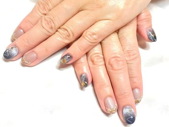 ネイルサロンブリス(nail salon Bliss)/☆満天の星空ネイル☆
