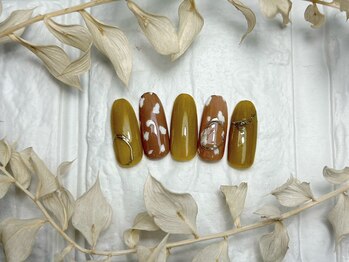 ブリスフルハピネス(Blissful happiness)/定額ネイル(simple)秋冬ver.