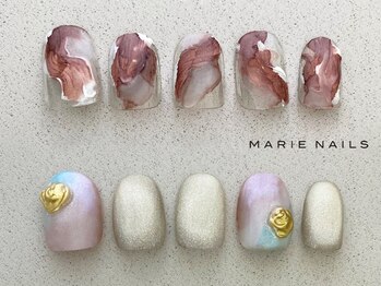 マリーネイルズ 表参道店(MARIE NAILS)の写真/★オフ込み design上¥6600下¥7700！デザイン持ち込みOK♪ライフスタイルデザイン＆爪の形もご提案♪