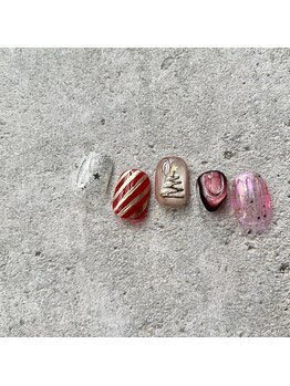 リファインネイル(refinenail)/クリスマスネイル