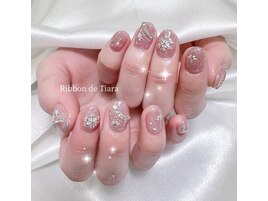 キラキラピンクネイル☆