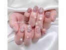 キラキラピンクネイル☆