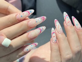 長さだしデザインネイル