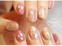 ジュジュ(Juju)/ピンクメタルニュアンスネイル