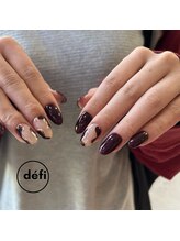 デフィ(defi)/大人個性派ネイル/¥7000